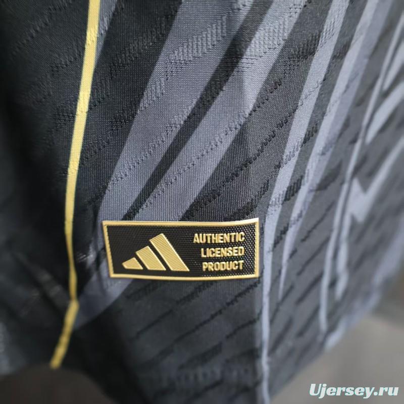 Player Version 2025 Mexico Black with Eagle Feather Pattern Jersey