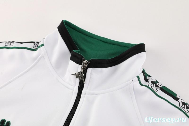 25/26 Real Betis WHITE/Black/Green Full Zipper Jacket + Long Pants