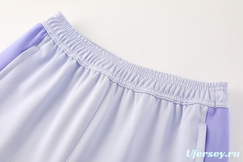 2025 NIKE Purple Full Zipper Jacket + Long Pants