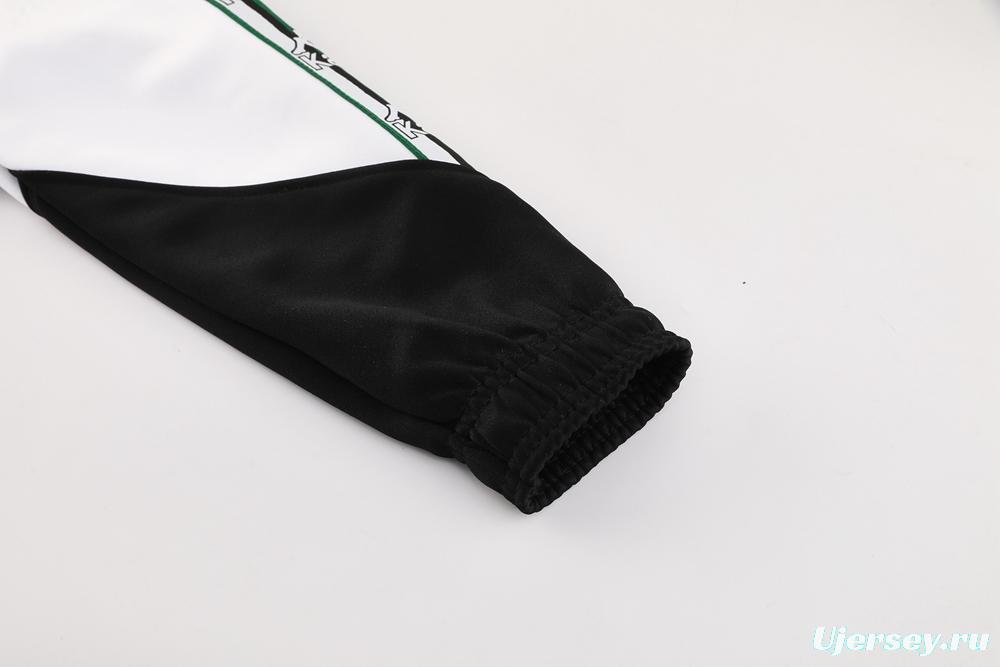 25/26 Real Betis WHITE/Black/Green Full Zipper Jacket + Long Pants