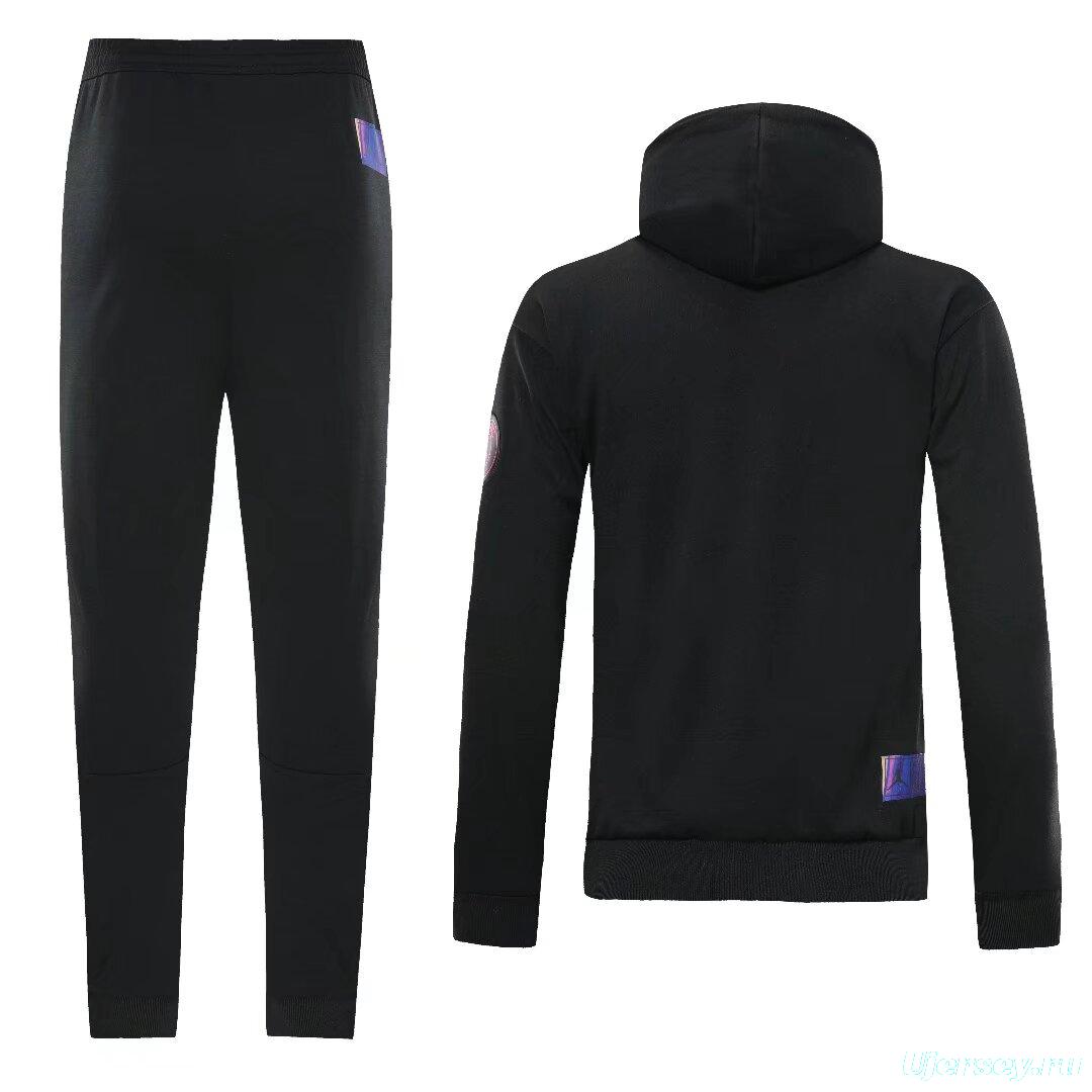 25/26 PSG Jordan Hoodie Full Zipper Jacket + Long Pants