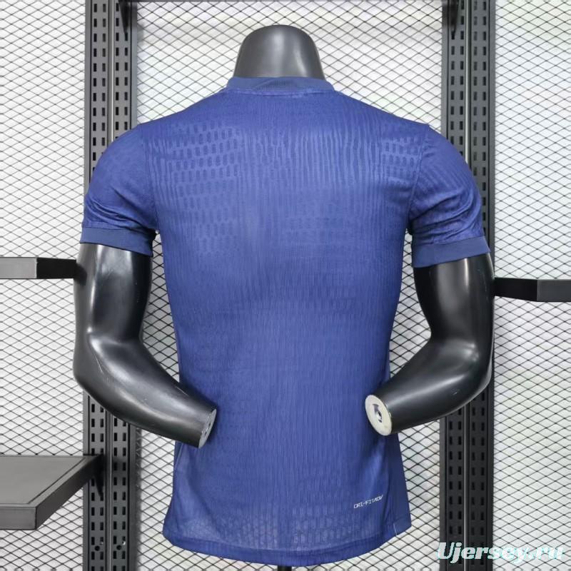 1 Star Player Version 25/26 PSG Home Jersey With Match Date Printing