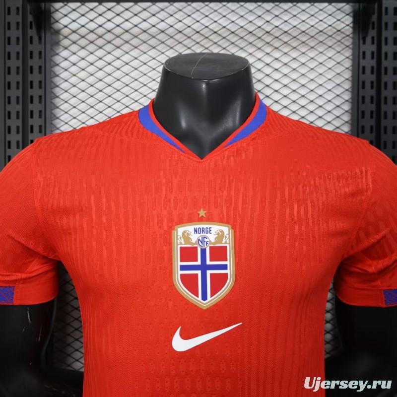 Player Version 2025 Norway Home Jersey