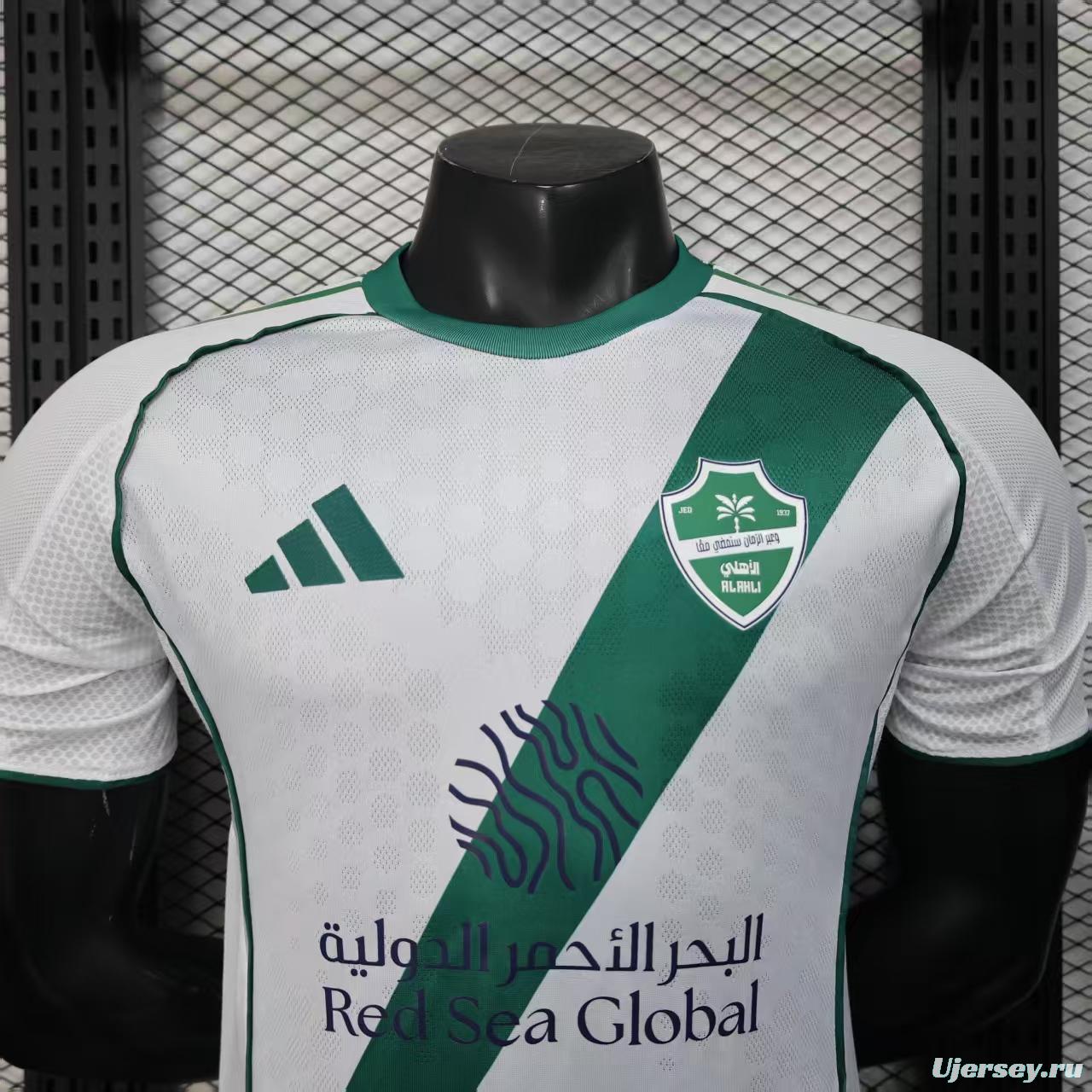 Player Version 25/26 Al-Ahli Home White Jersey