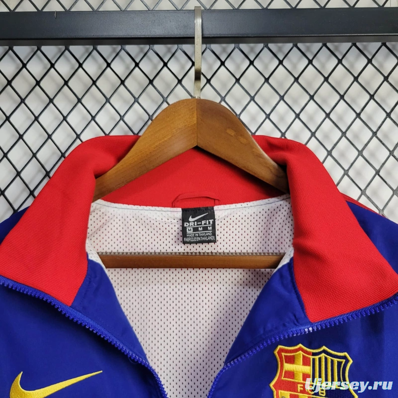 25/26 Barcelona Jacket Blue Windbreaker