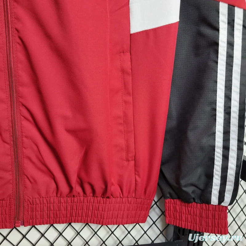 25/26 Nottingham Forest Jacket Red Windbreaker