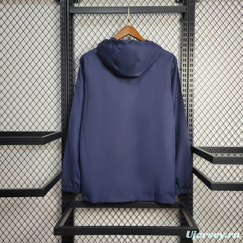2025 Portugal Jacket Navy Windbreaker