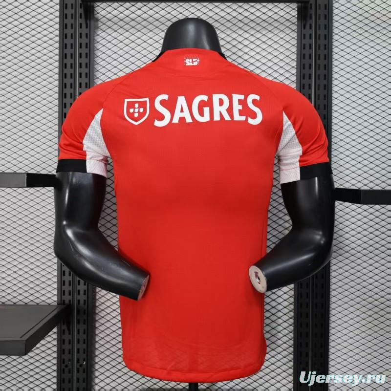 Player Version 25/26 Benfica Home Jersey