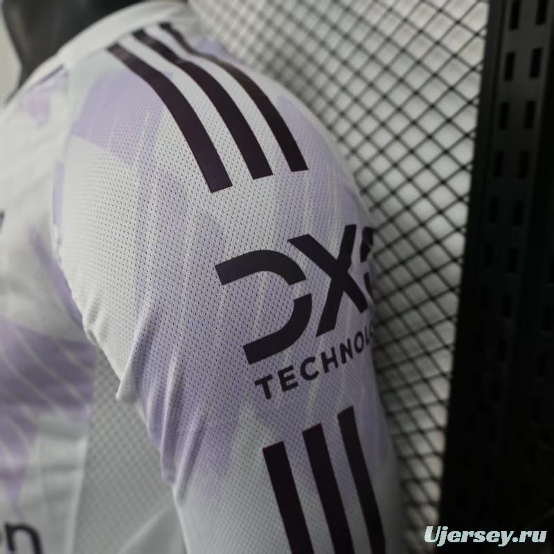 Player Version 25/26 Manchester United Away Long Sleeve Jersey