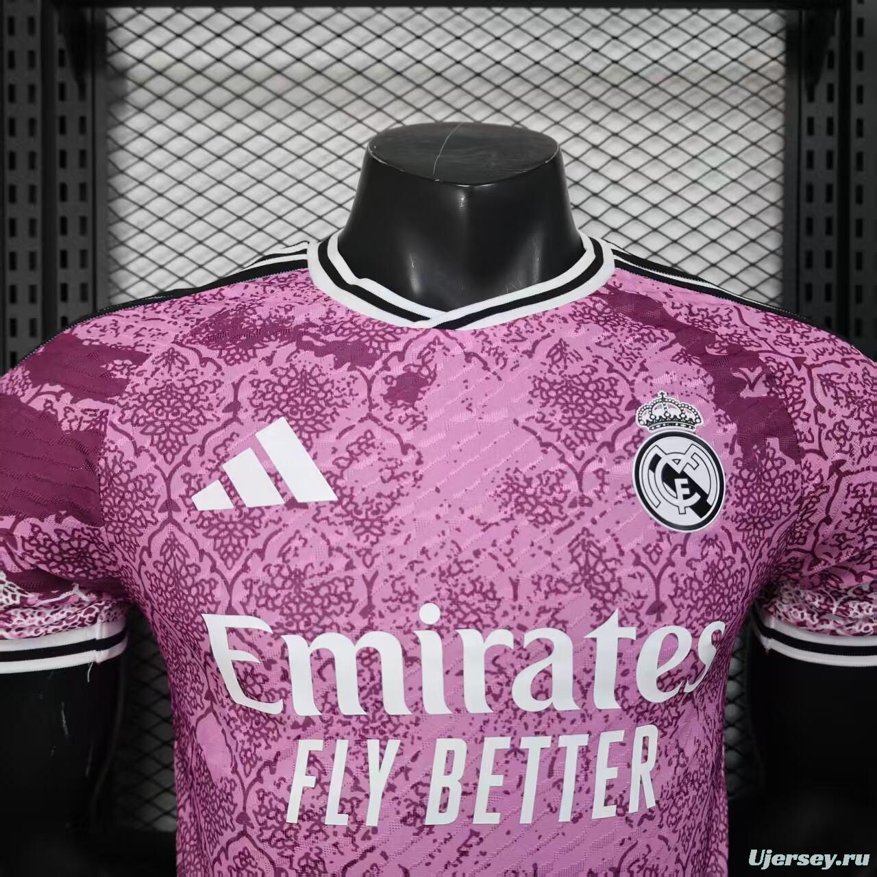 Player Version 25/26 Real Madrid Purple Pre-Match Jersey