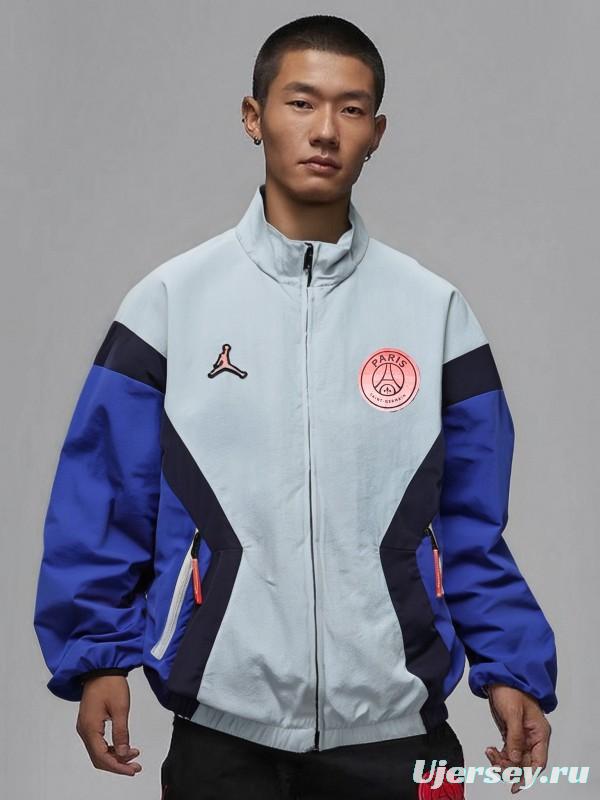 25/26 PSG Retro Color Block Track Jacket Set - Blue/Black/Pink Collection Windbreaker 3 Colors