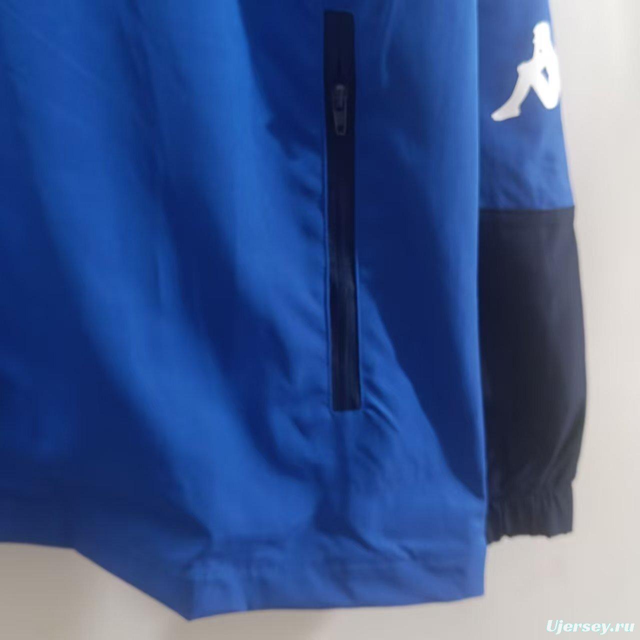 1994 Italy Blue Hoodie Windbreaker