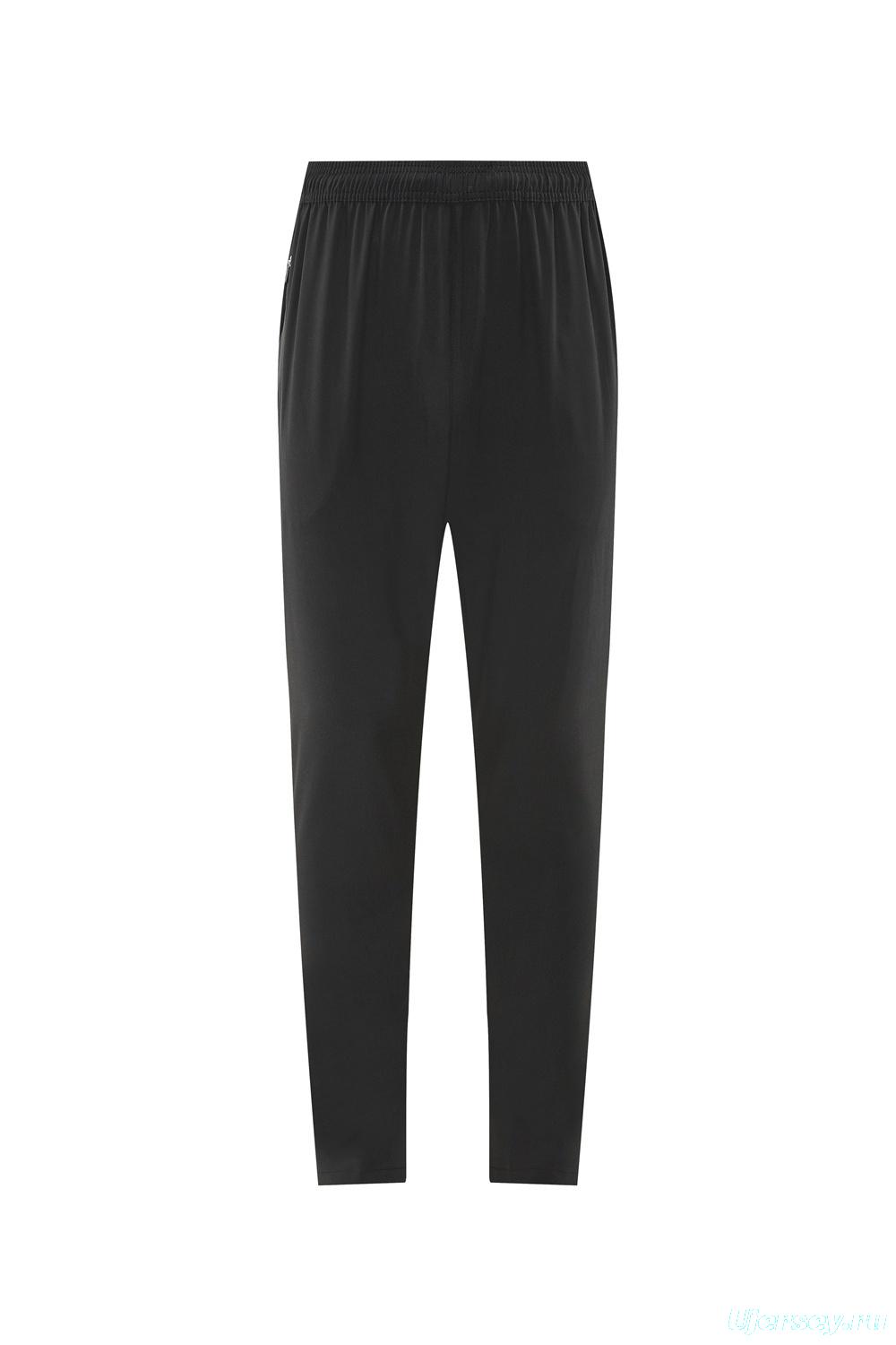 25/26 Adidas Black Hoodie Full Zipper Jacket + Long Pants