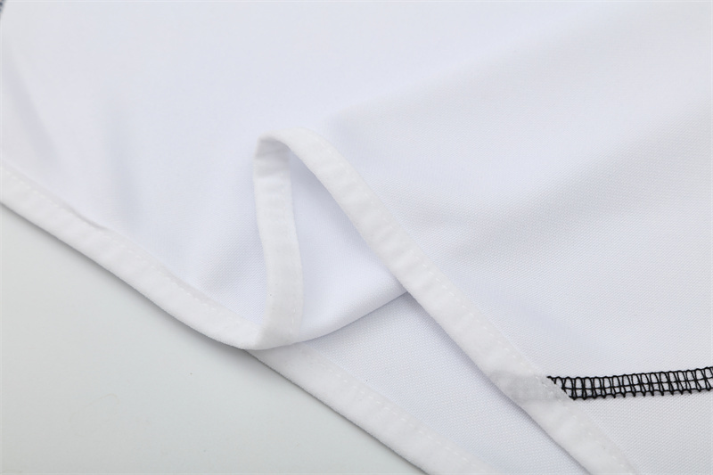 Retro 13/14 Real Madrid White Half Zipper Jacket