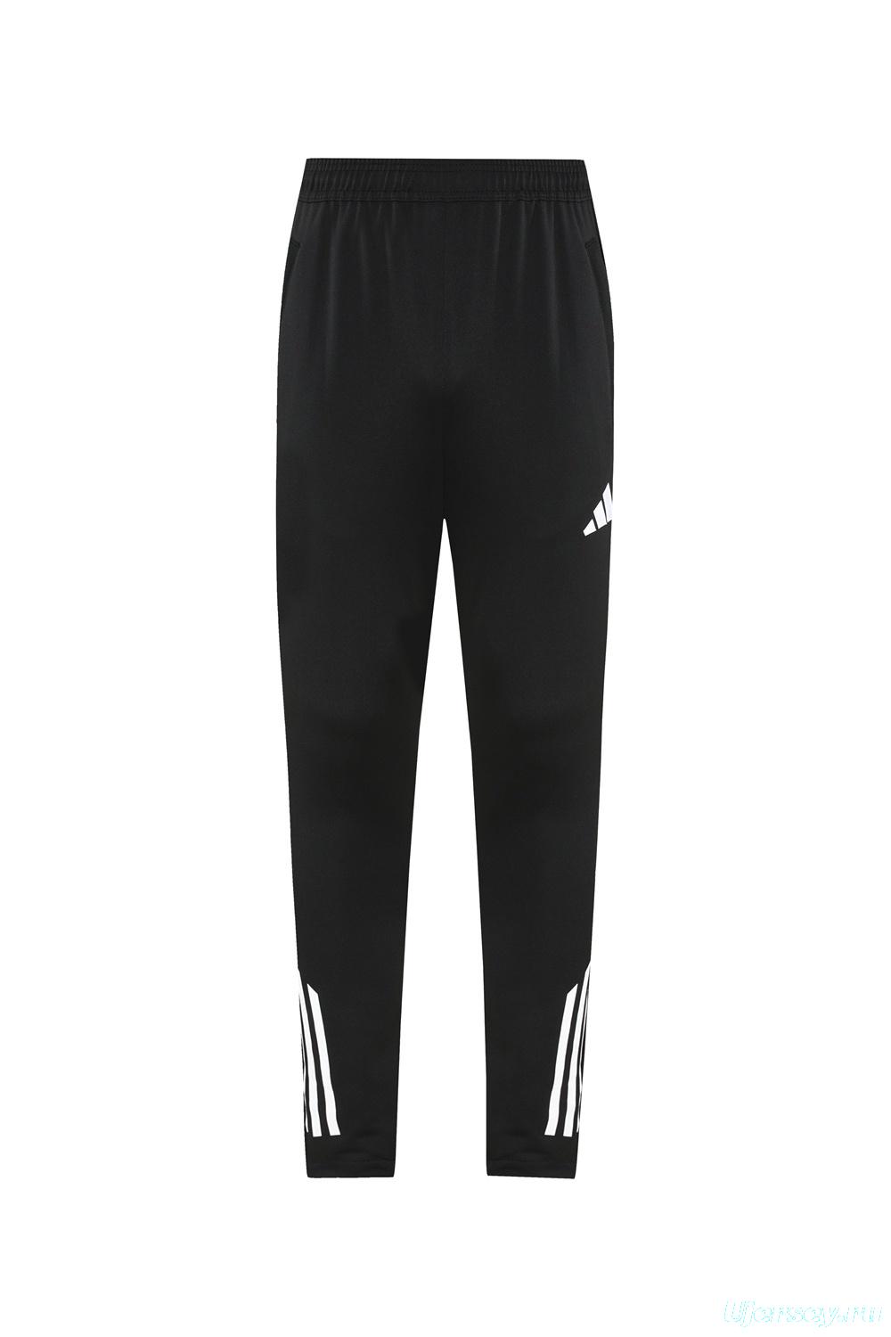 2025 Adidas Black Full Zipper Jacket + Long Pants
