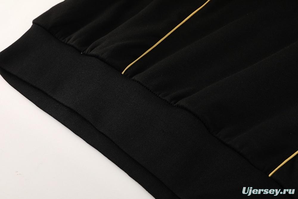 25/26 Arsenal Black Full Zipper Jacket + Long Pants