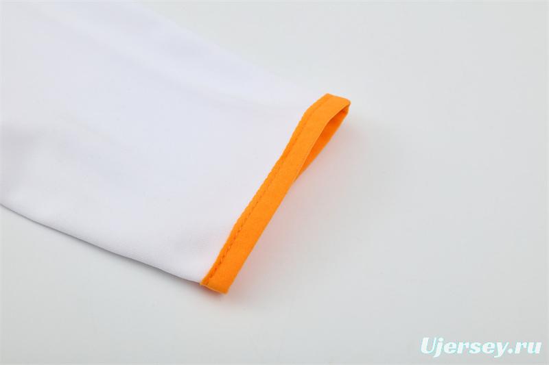 Retro 13/14 Real Madrid White Half Zipper Jacket