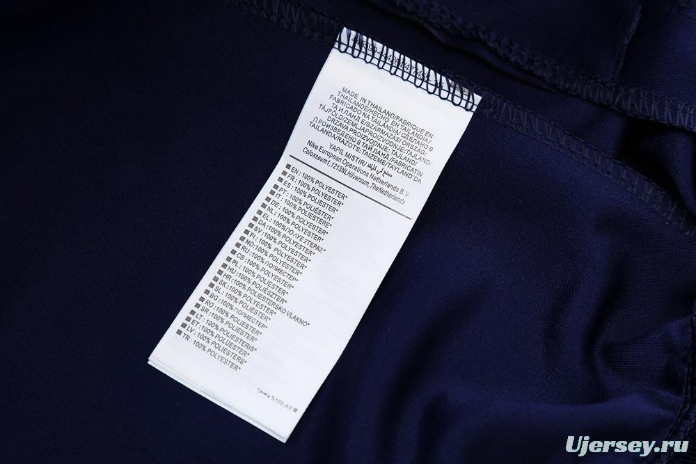 2025 NIKE Black/WHITE Full Zipper Jacket + Long Pants