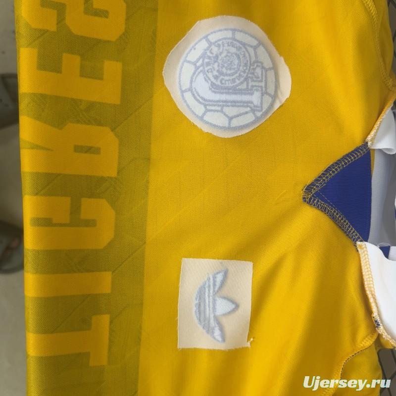 Retro Tigres UANL Yellow & Blue Classic Home Jersey