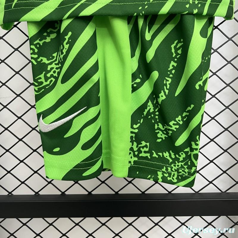 25/26 Kids Sporting Lisbon Goalkeeper Green Jersey
