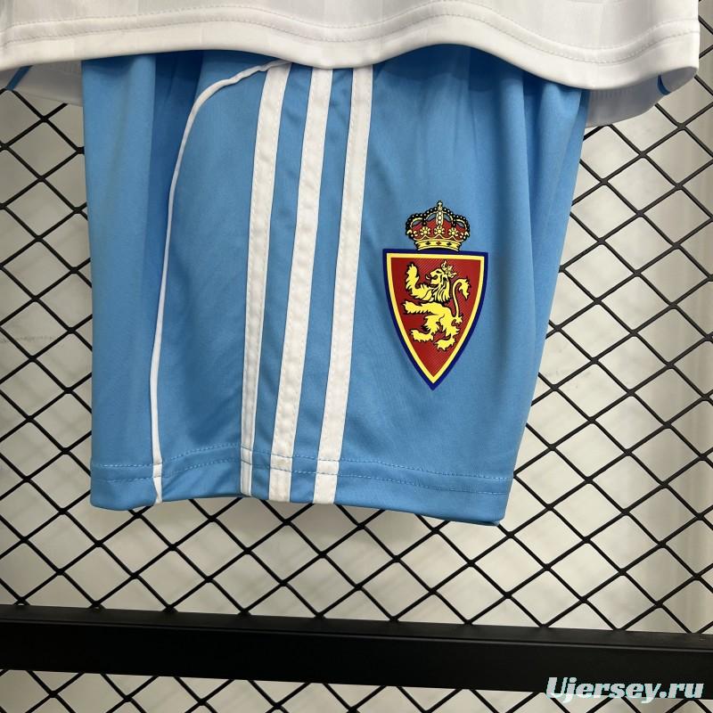 25/26 Kids Real Zaragoza Home Jersey