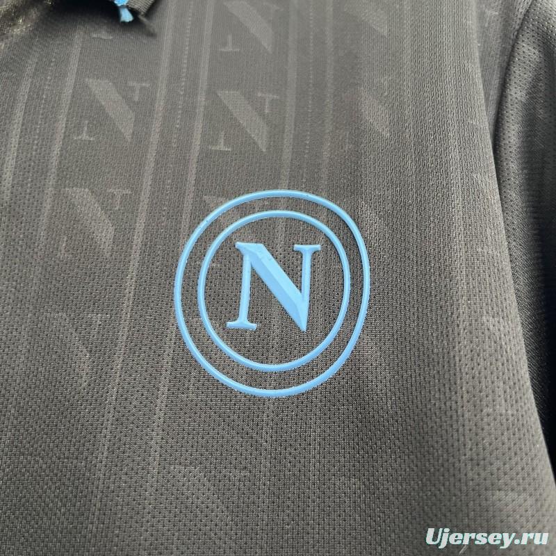 25/26 Napoli Third Black Jersey