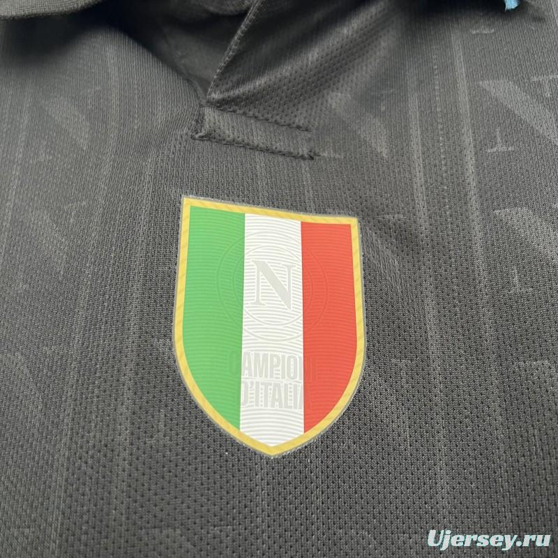 25/26 Napoli Third Black Jersey