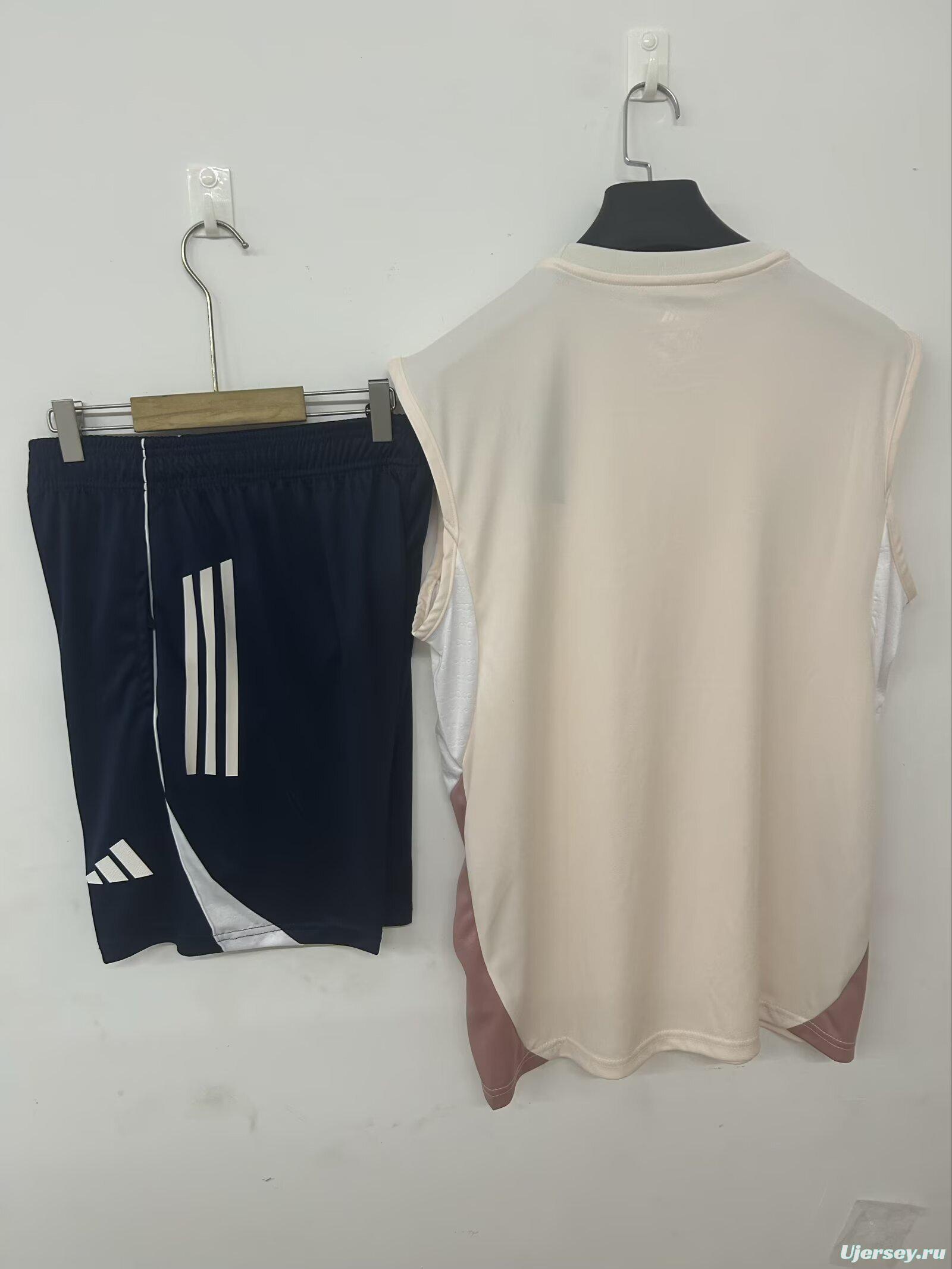 25/26 Aston Villa Vest Jersey khaki+ Shorts