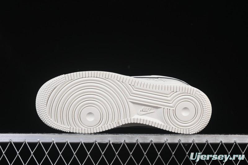 Nike Air Force 1 '07 Low LV Collaboration Off-White Small Swoosh Casual Sneakers - CS5288-035