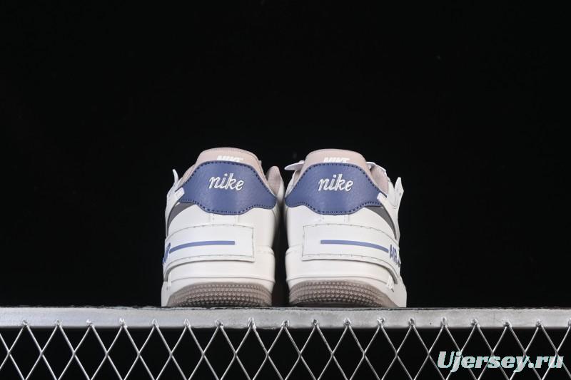 Nike Air Force 1 Shadow Lightweight Platform Low-Top Casual Sneakers - IO7594-101