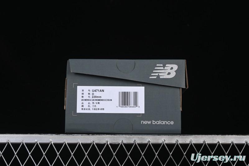 New Balance 471 Series Fabric and Leather Lifestyle Casual Shoes - U471AN