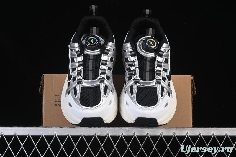 Nike P-6000 Retro Casual Sports Kids Shoes - Silver Red Black Swoosh