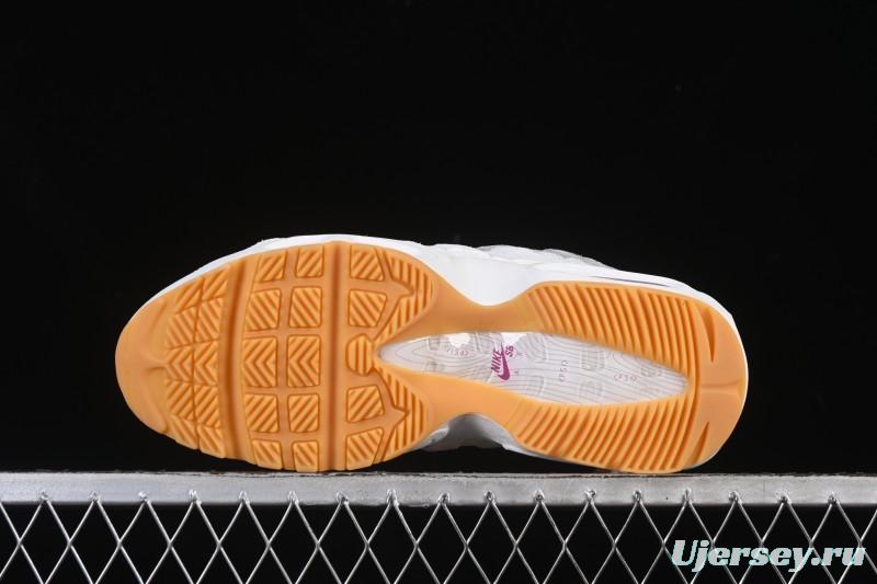 Nike Air Max 95 Retro Cushioned Running Shoes with Air-Sole Unit - HF7545-100