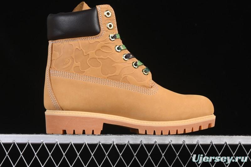 Timberland Bape Undefeated Triple Collaboration Limited Edition Waterproof Boots - TB0A1R7Y231