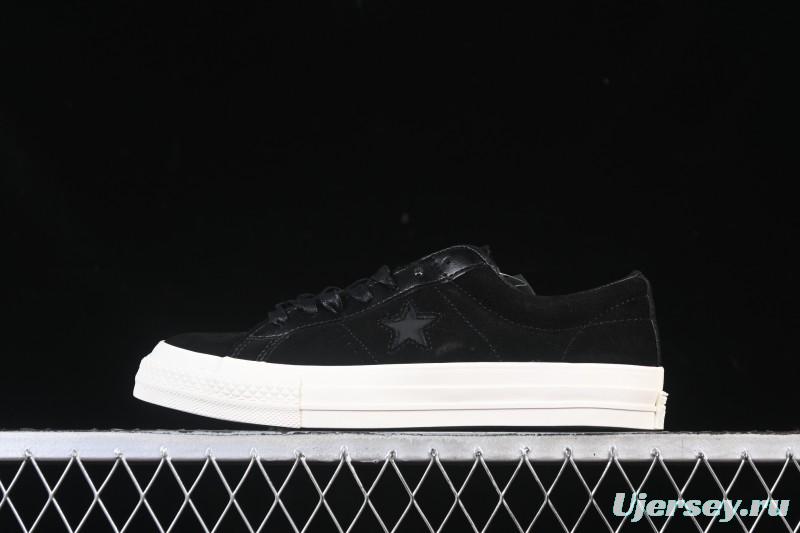 Converse One Star Suede Black Low Top Casual Skate Shoes - 149908C