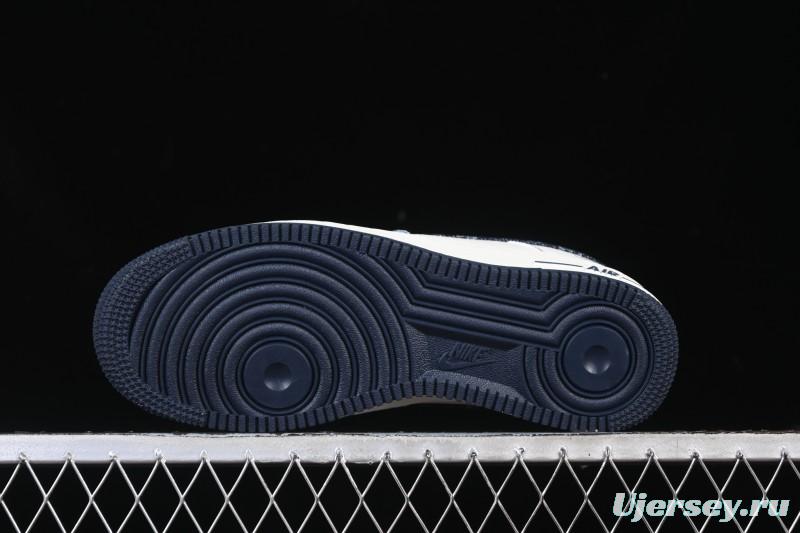 Nike Air Force 1 '07 Low LV Collaboration Denim Patchwork Casual Sneakers - SC0601-556