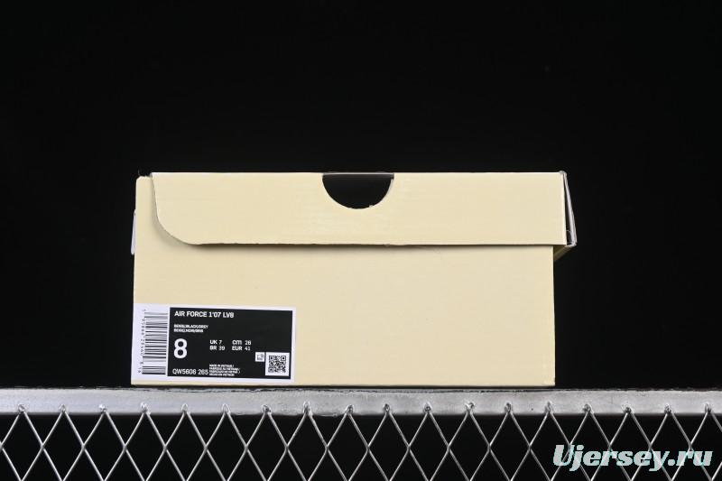 Nike Air Force 1 '07 Low G-Dragon Collaboration Daisy Beige Black Grey Casual Sneakers - QW5606-265