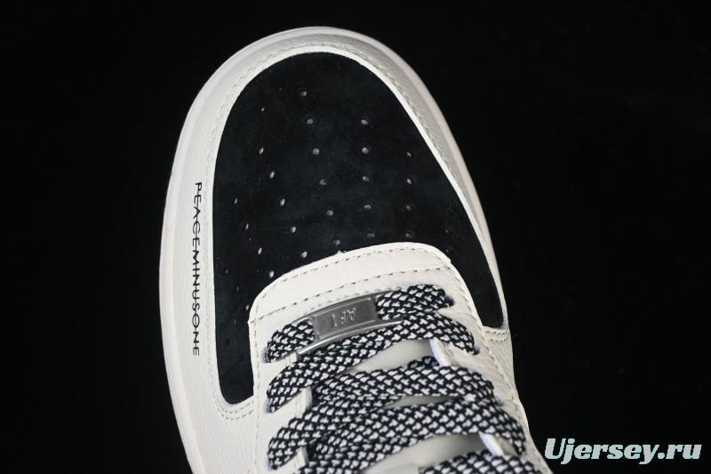 Nike Air Force 1 '07 Low G-Dragon Collaboration Daisy Beige Black Grey Casual Sneakers - QW5606-265