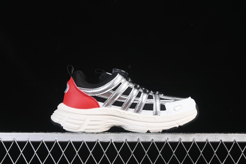 Nike P-6000 Retro Casual Sports Kids Shoes - Silver Red Black Swoosh