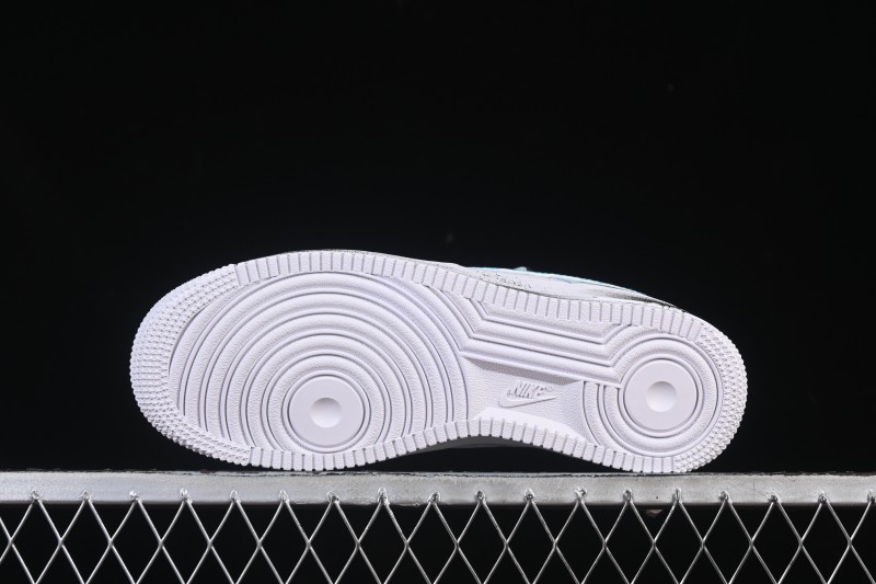 Nike Air Force 1'07 Low Grey Tune Era Hand-Painted Graffiti Casual Sneakers - LJ8822-202