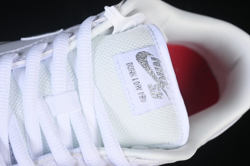 Nike Supreme x Dunk SB Dunk Low White Low-Top Casual Skate Shoes - HQ8487-100