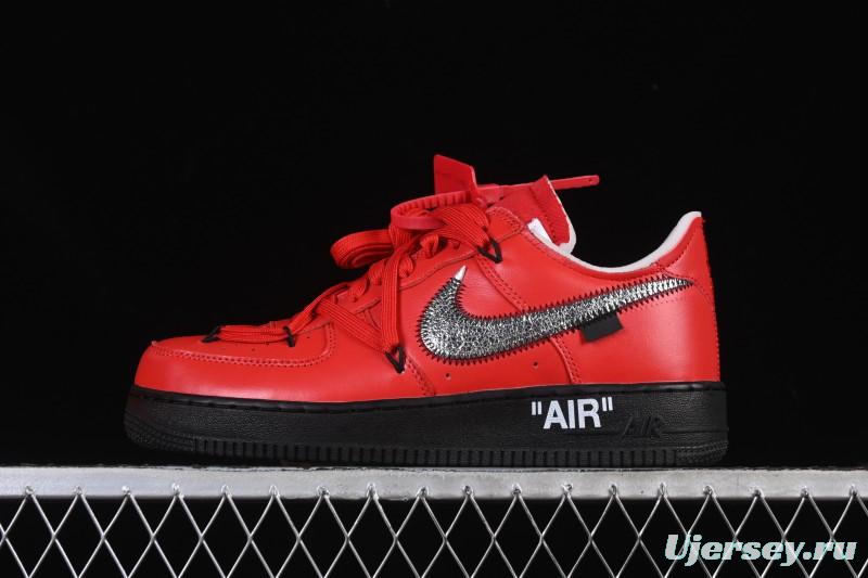Nike Off White Air Force 1 '07 Low Casual Sports Sneakers - DD1876-600