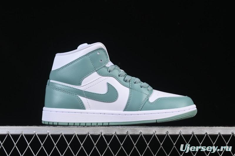 Nike Air Jordan 1 Mid Jade Smoke - BQ6472-138