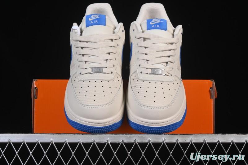Nike Air Force 1 '07 Low LV Collaboration Mesh Panel Light Blue Low-Top Casual Sneakers - QW5836-025