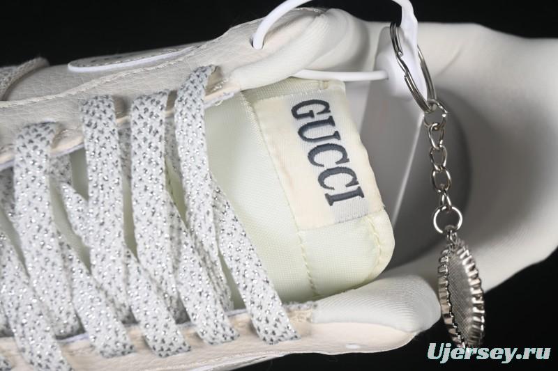 Nike Air Force 1 '07 Low Gucci Collaboration Smoke Grey Gum Low-Top Casual Sneakers - DK0188-084