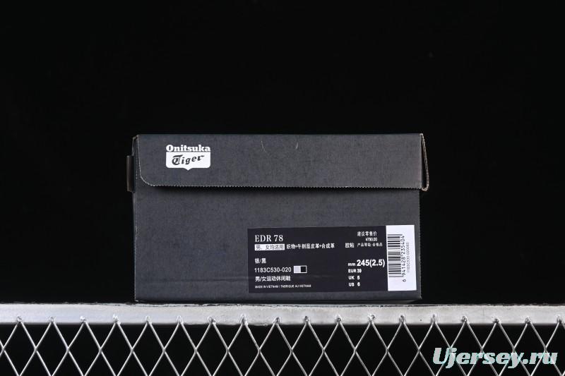Onitsuka Tiger Edr 78 Low-Top Running Shoes with Comfortable Anti-Slip Durable Design - 1183C530-020