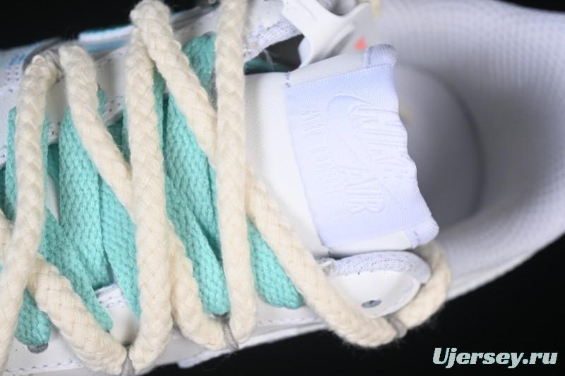 Nike Air Force 1 '07 Low Aries Hand-Painted Doodle Zodiac Series Casual Sneakers - 321-419