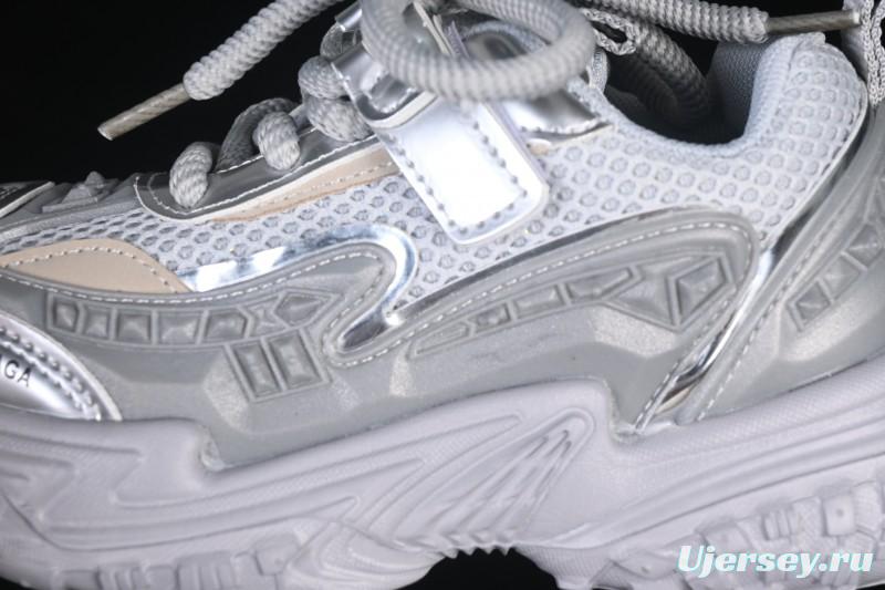 Balenciaga Silver Anti-Slip Casual Kids Shoes - J.C3