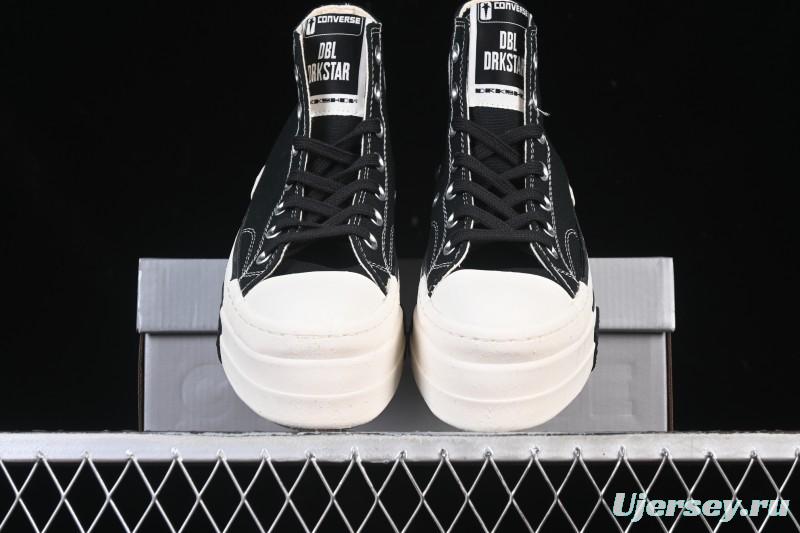 Rick Owens Drkshdw Converse Chuck 70 High Top Platform Casual Canvas Shoes - A06754C