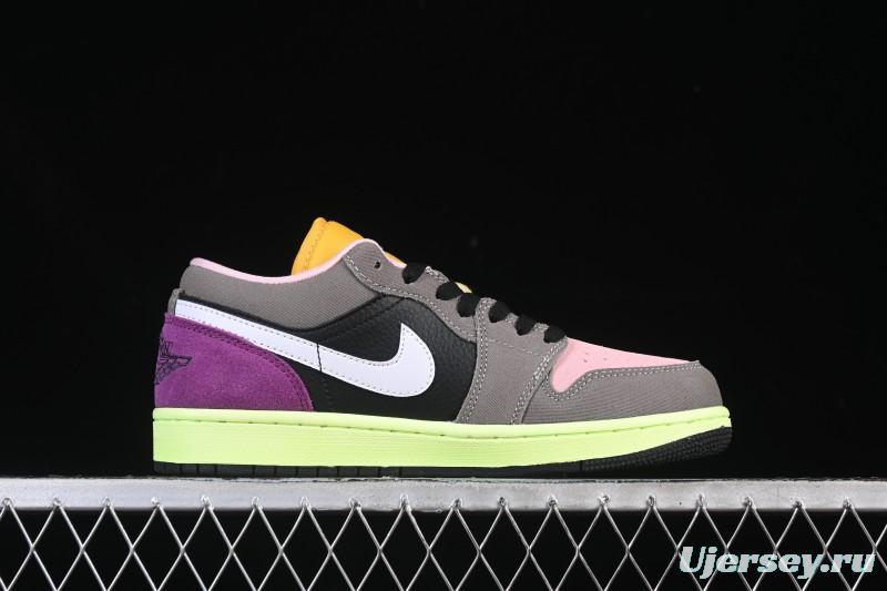 Nike Air Jordan 1 Low Tokyo Bio Hack Casual Sneakers - HQ2010-005